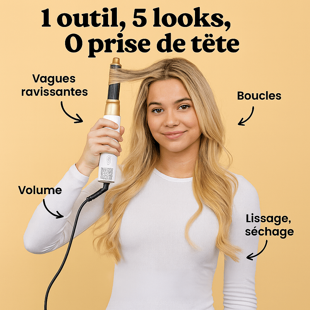 Brosse soufflante 5 en 1 Steamplus
